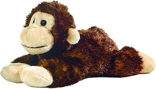 Aurora Adorable Mini Flopsie Cheki Chimp Animal de peluche, mini compañeros listos para aventuras juguetonas, para niños de todas las edades, niños