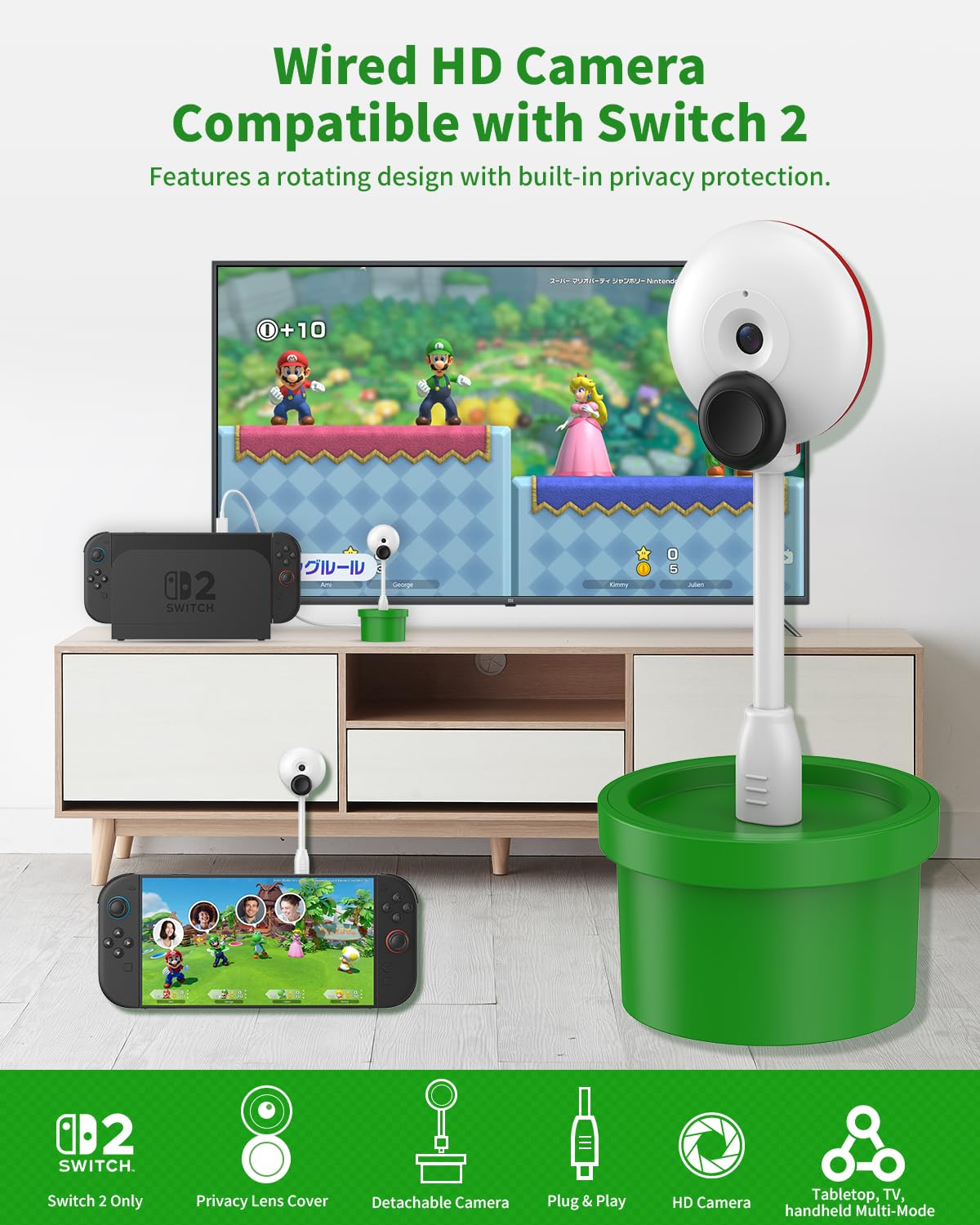 Amazon.com: LuxiSync HD Camera for Switch 2, USB Video Camera for