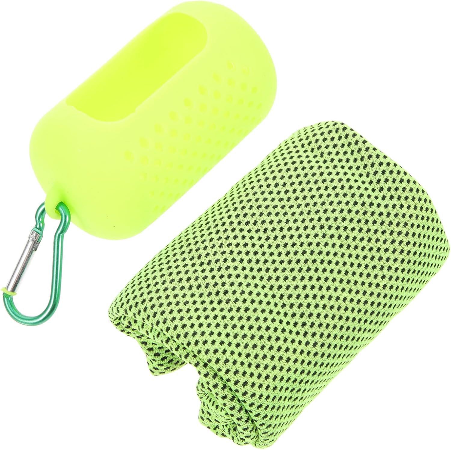 1Set Cooling Sports Towel with Case Lightweight Quick Drying Fitness Towel for Gym Yoga Travel and Outdoor Activities Sweat Absorbing and Skin Friendly Design