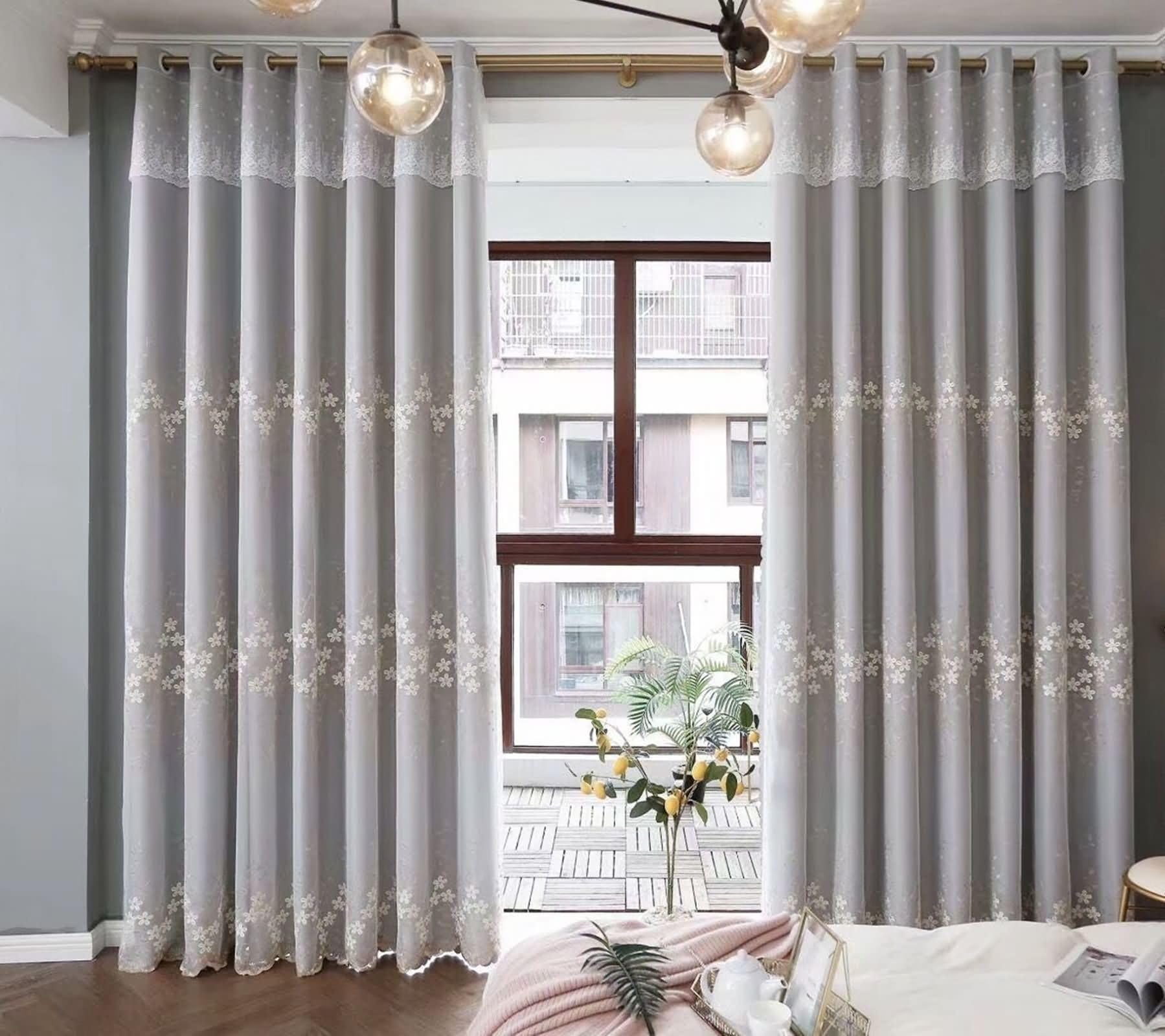 Rideau chambre et salon double couche pour tamiser la lumière du jour avec élégance