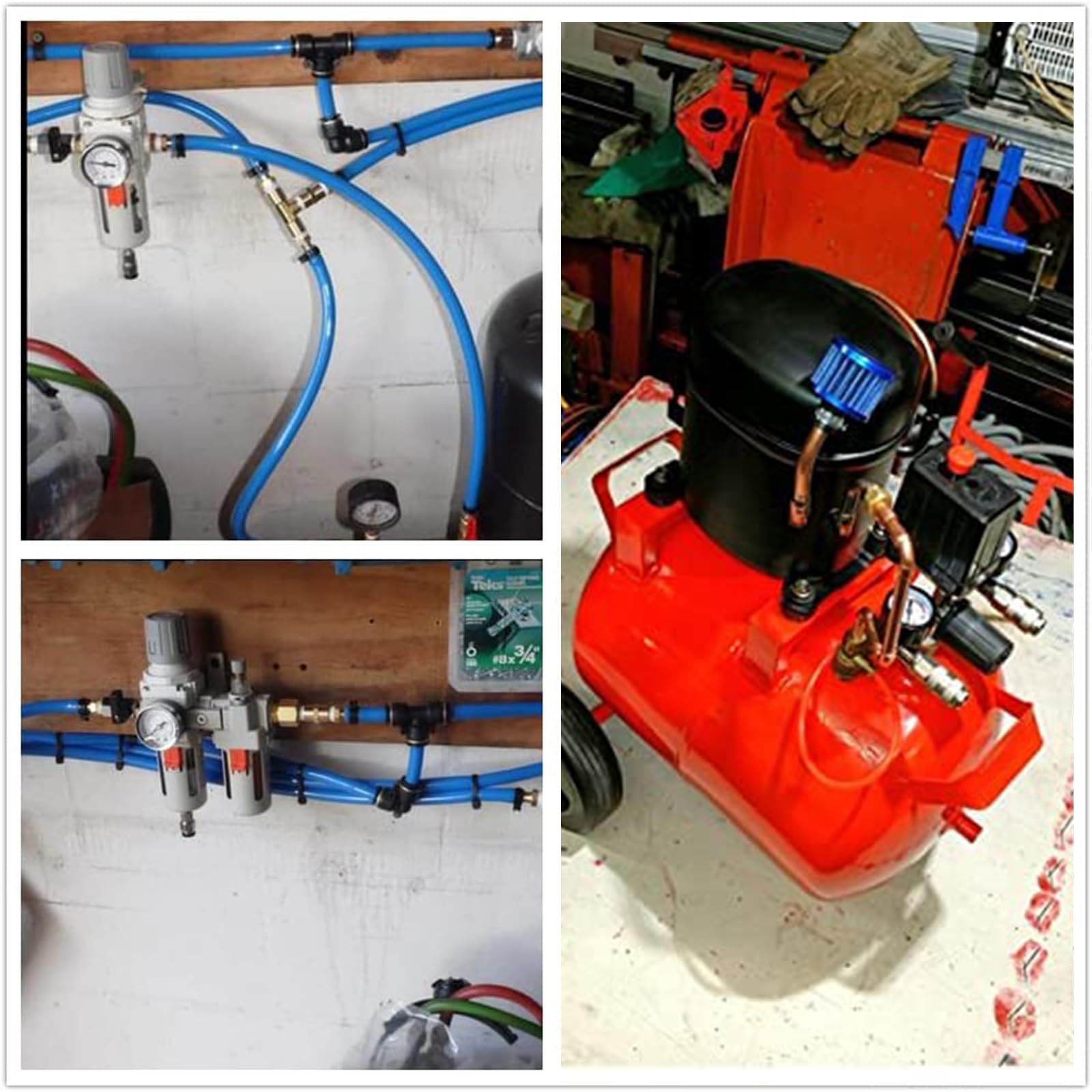 Tuyau D'air En Polyuréthane Haute Pression De 7,5 Mètres, Compatible