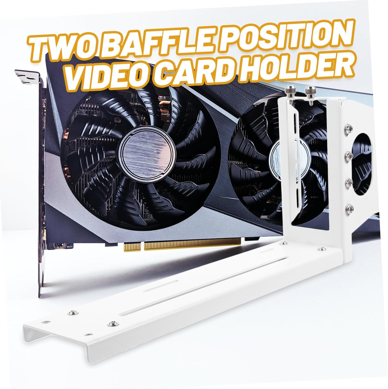 Vertical Gpu Bracket for Pci Graphics Card Support Stable Gpu Holder High Stability Design for Expansion and Installation