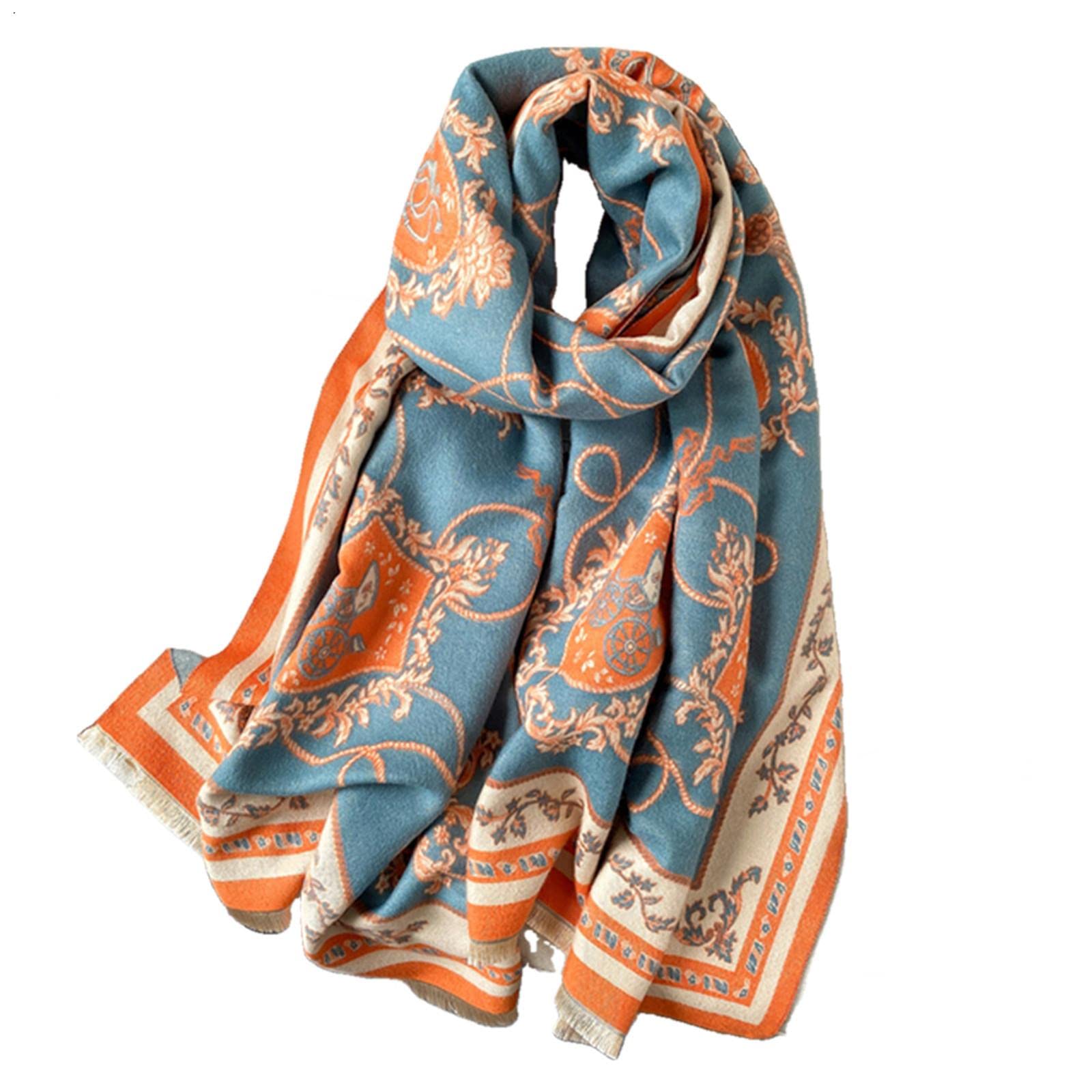 UKKO Sciarpa Sciarpa Invernale Donna Cashmere Caldo Pashmina Foulard Spessa Morbida