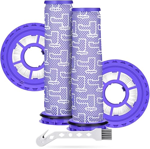 Paquete de 4 piezas de repuesto para filtros de vacío Dyson DC41, DC65, DC66, UP13, UP20, UP30 Animal, Multi Floor & Ball Vacuum  2 filtros de