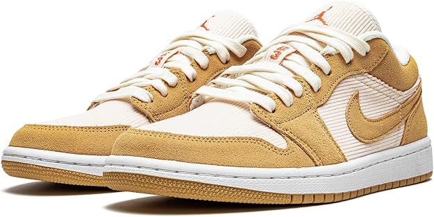 Amazon.com | Jordan 1 Low Suede Corduroy Womens DH7820-700 | Shoes