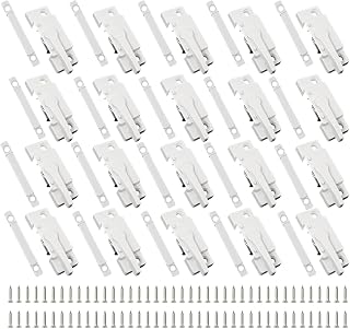 Haploon Window Locks 20 Pack Cam Action White Sliding Door Latches