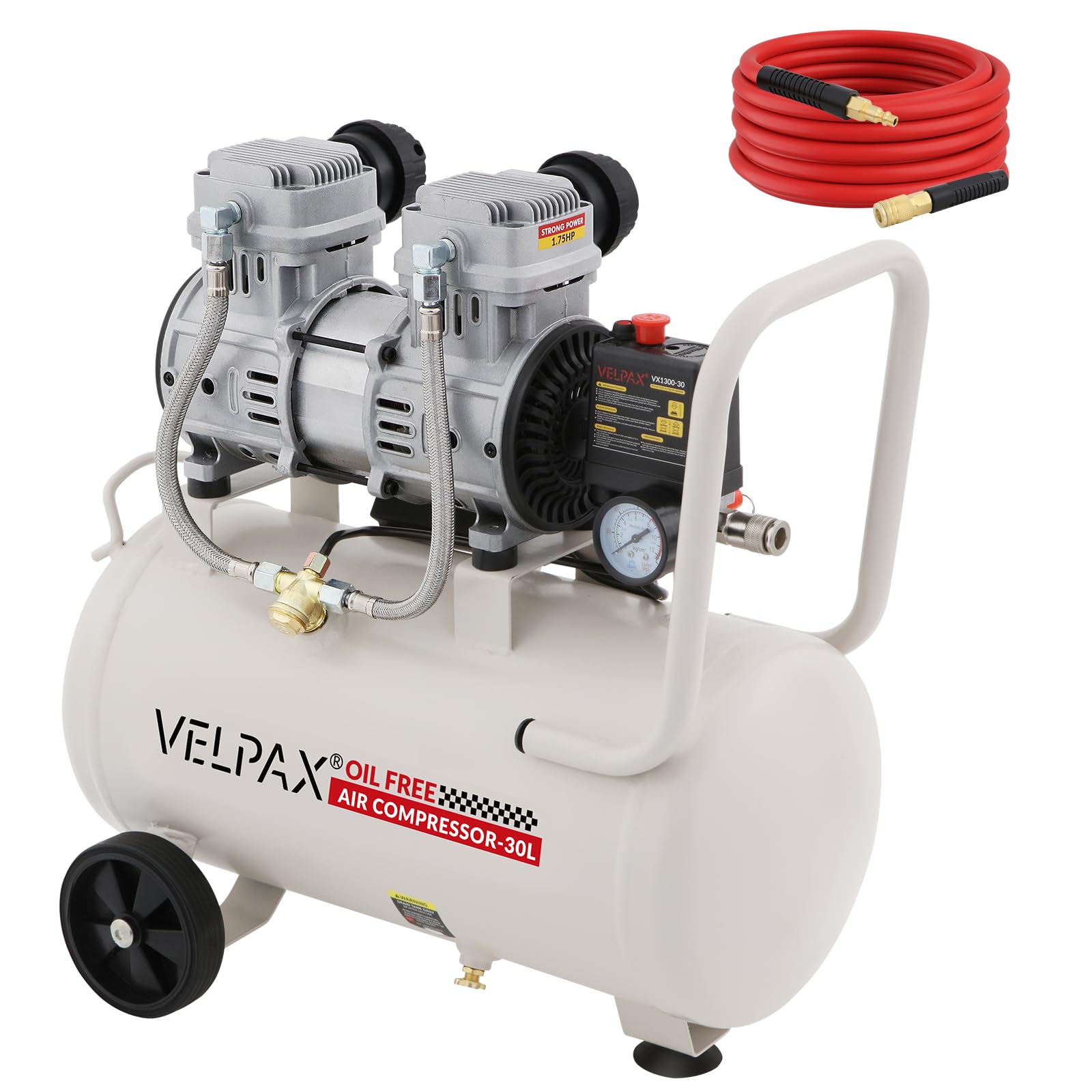 Amazon.com: Ultra Quiet Air Compressor, Only 68dB, 8 Gallon Tank