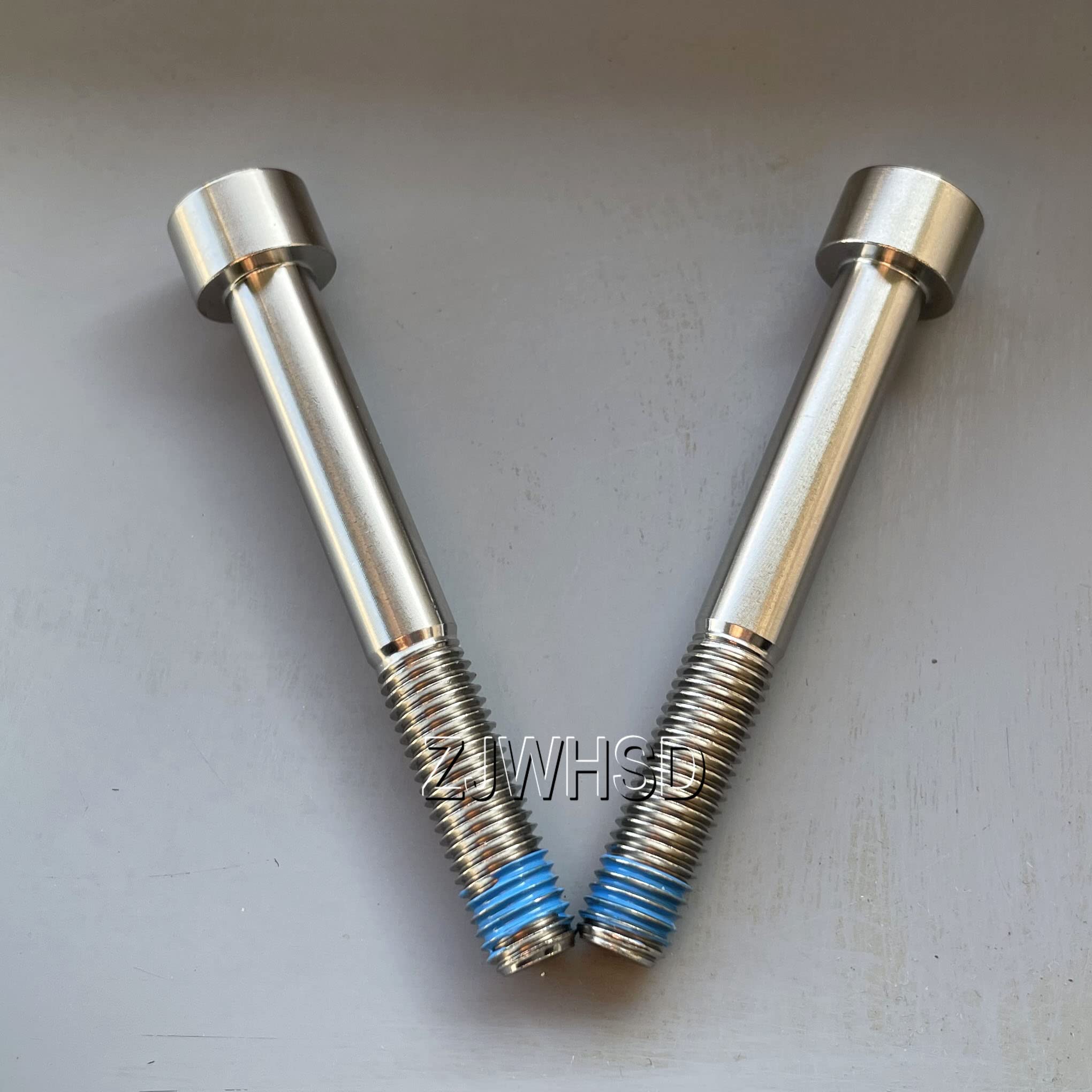 2pcs M7 x 70 mm Titanium Ti Screw Bolt Allen Hex Socket Cap Head +