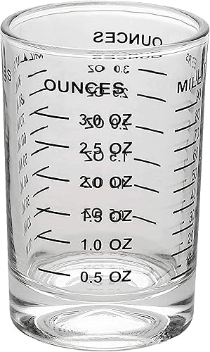 OGGI Jigger de cristal medidor de tiro