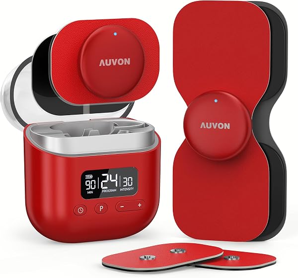 AUVON Wireless 24 Modes TENS Unit Muscle Stimulator for Pain Relief, 6 Pads
