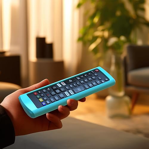 Miniatura 3 de Funda para LG TV Remote, brilla en la oscuridad, cubierta para control remoto LG para Smart TV, funda de repuesto para batería azul