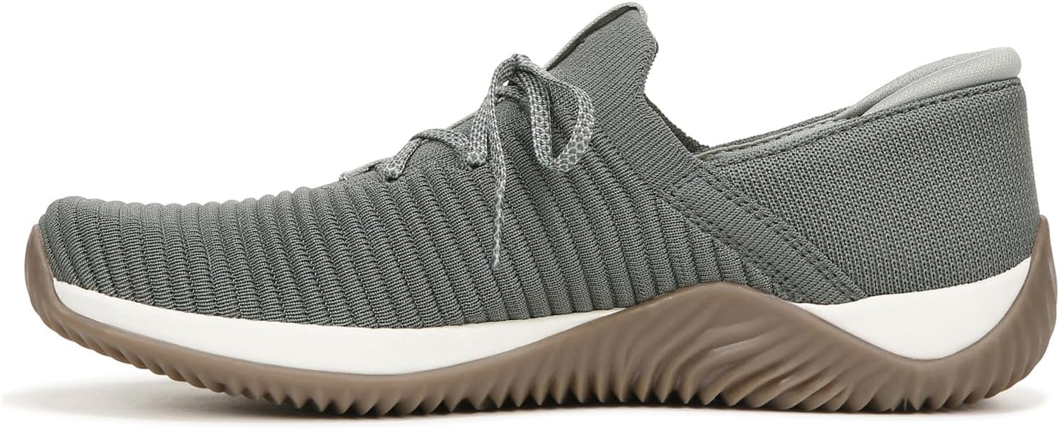 Ryka Womens Echo Knit Fit Slip On Sneakers Forest Green 9 M