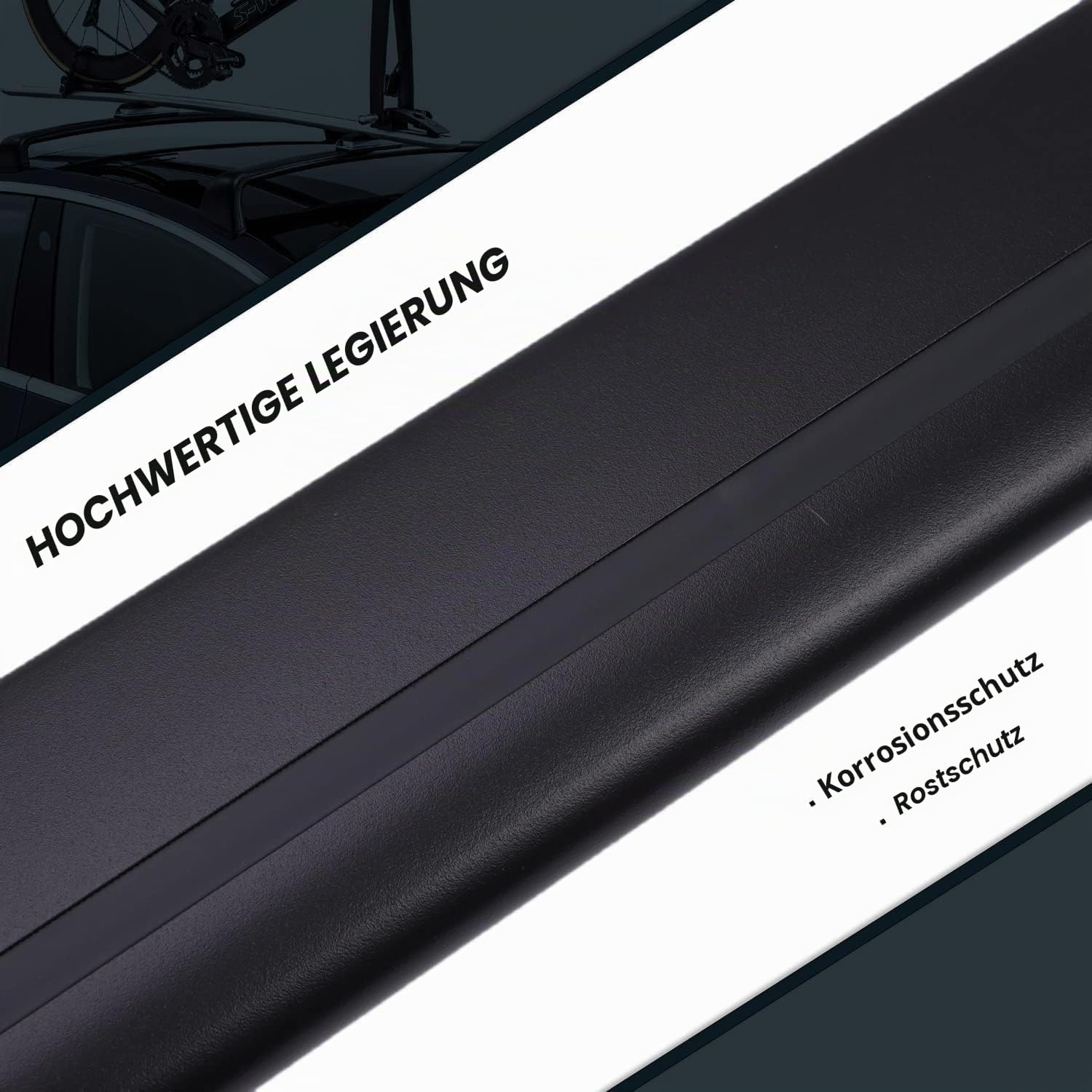 Premium Dachträger Querträger kompatibel für Tesla Model Y Juniper 2025 2026 Hohe Traglast Dachgepäckträger Stangen für Dachbox & Fahrradträger