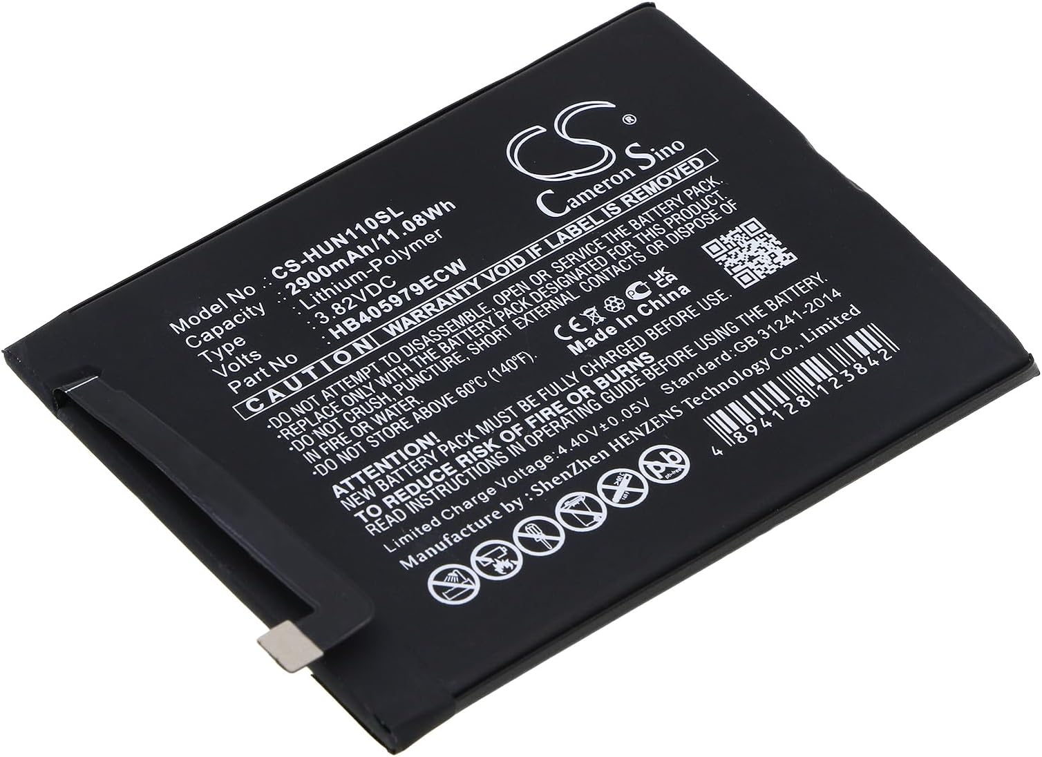 Replacement Battery for HUAWEI CAN-L11, CAN-L13, Honor 6C, Honor Changwan 6, Honor Changwan 6 Dual SIM TD-LTE, MYA-AL00, MYA-L02, MYA-L03, MYA-L11, MYA-L22, MYA-L23, MYA-L41, MYA-TL10, Nova