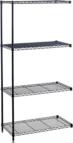 Miniatura 2 de Safco Products Estantería de alambre industrial unidad adicional de 48 pulgadas de ancho x 18 pulgadas de profundidad x 72 pulgadas de alto la