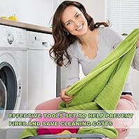 Vista 8 de Sealegend Kit de limpiador de ventilación de secadora de 47 piezas, 33 pies, herramientas de limpieza de secadora, incluye accesorio omnidireccional