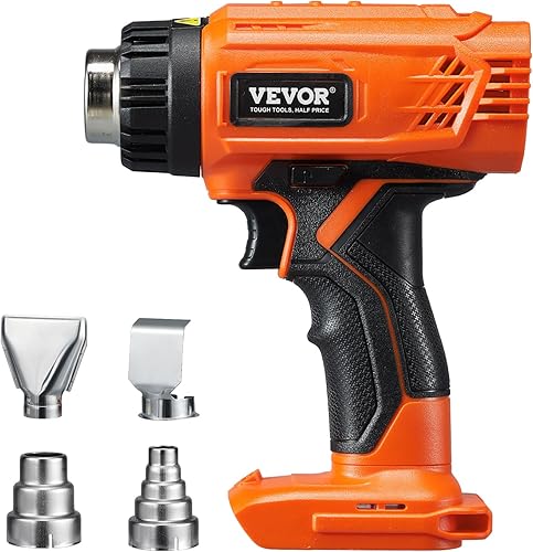 Miniatura 1 de VEVOR Pistola de calor inalámbrica, pistola de aire caliente compatible con baterías de litio DEWALT de 20 V, pistola termorretráctil máxima de 1022