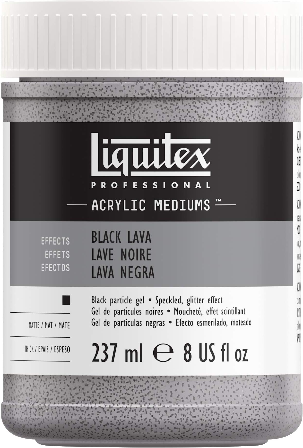 Liquitex Professional Effects Medium, 237ml (8-oz), Black Lava