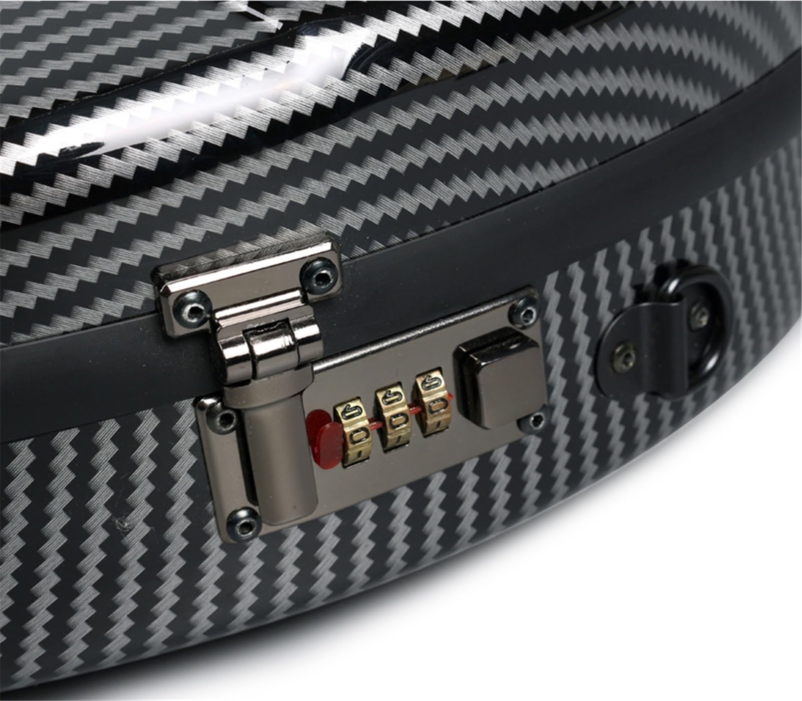 Custodia Per Violino Portatile Leggera In Fibra Di Carbonio, Tracolla A Forma Di D Con Chiusura A Combinazione Ultraleggera Resistente Alla Compressione Custodia professionale per violino