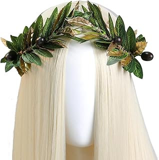 MOSTORY Greek Leaf Laurel Crown - Woodland Roman Goddes...