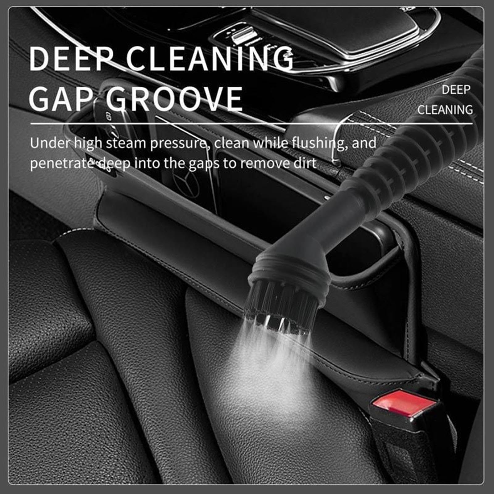 Limpiador a Vapor,Potente y Seguro, Limpiador Portátil - para Cocina Baño | Limpieza de Suelos, Coches, Ventanas, Grasa y Suciedad