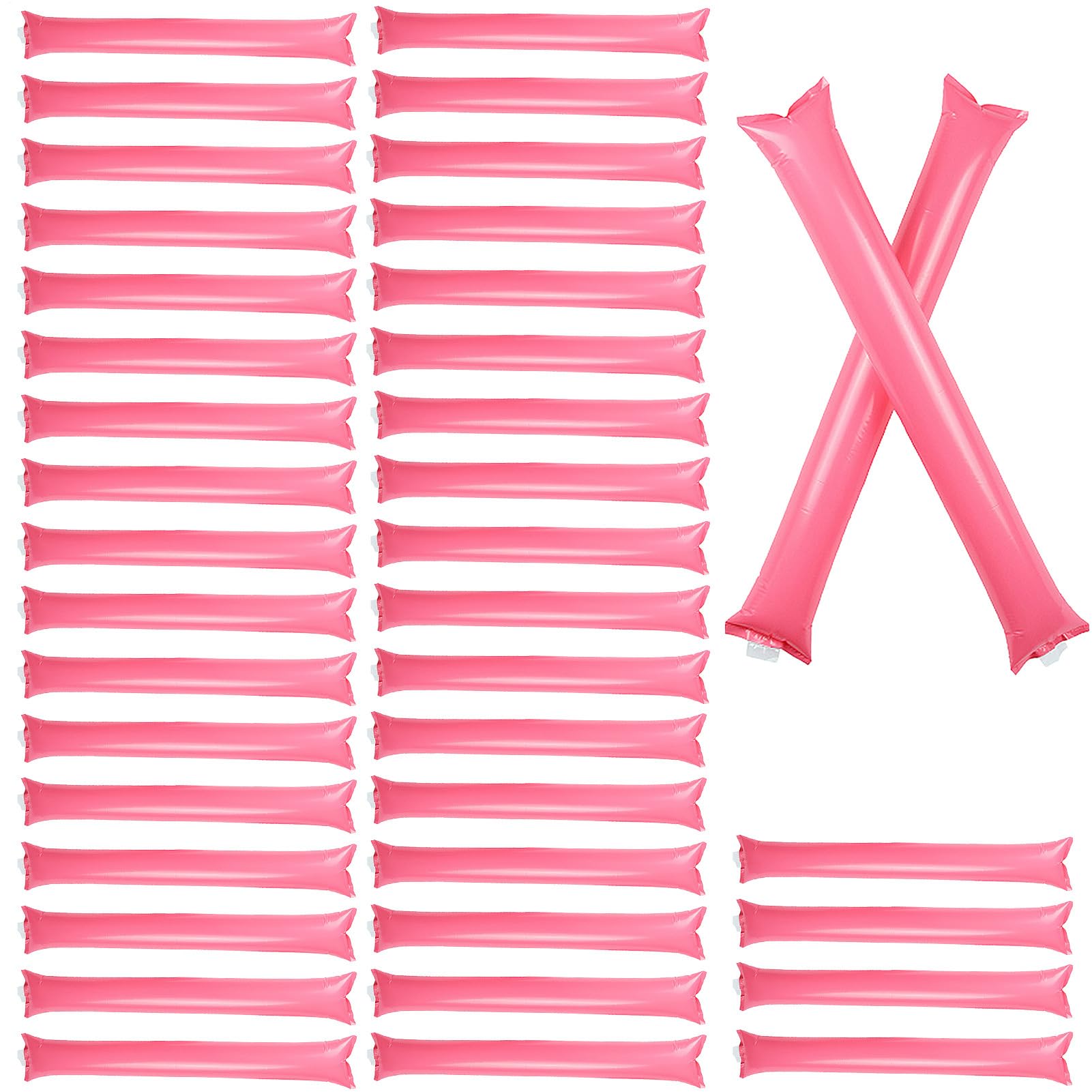 Thunder Sticks Noise Maker, Cheering Thunder Sticks, 40 Colourful Inflation Sticks for Encouragement Toys, Light Noisemaker, Party Accessories, Party Cheering Stick for Sports Events, Parties and โ image 1