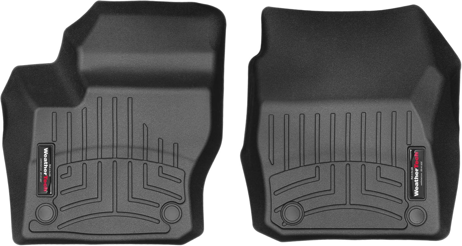 WeatherTech Custom Fit FloorLiners for Ford Focus ST, Focus, 1st Row (446461), Black