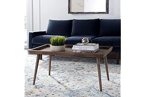 Safavieh Nonie Modern Chocolate Tray Top Coffee Table