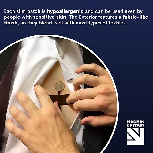 Miniatura 4 de URSA - Cinta elástica Moleskin, cinta de tela resistente sin residuos y cinta corporal para tela, zapatos, piel y más, marrón, 100 x 15 centímetros