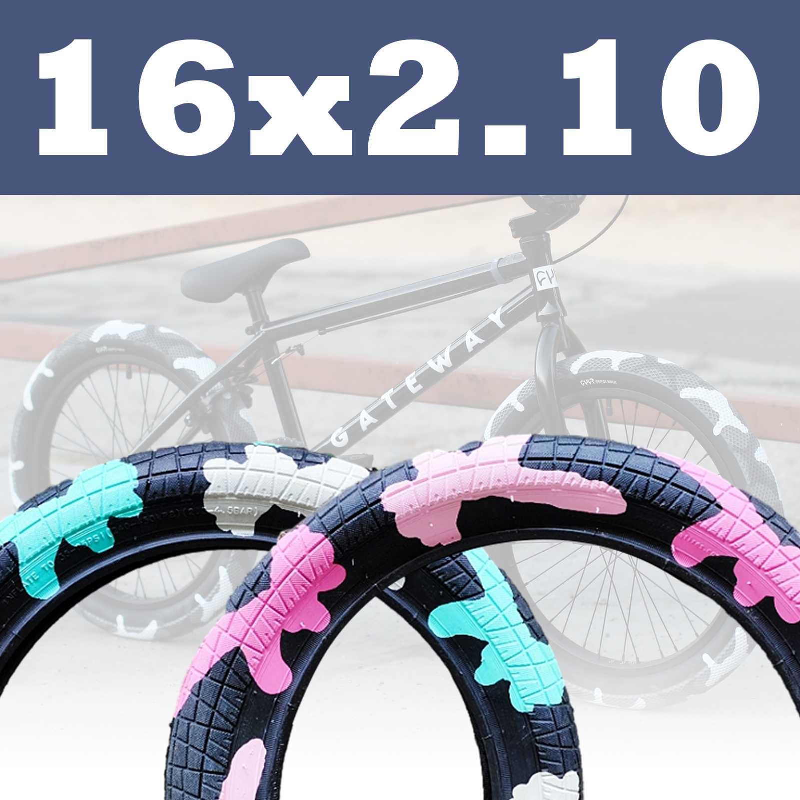 bmx sunday 65psi 16×2.10 タイヤ 2本 Sunday Current 16