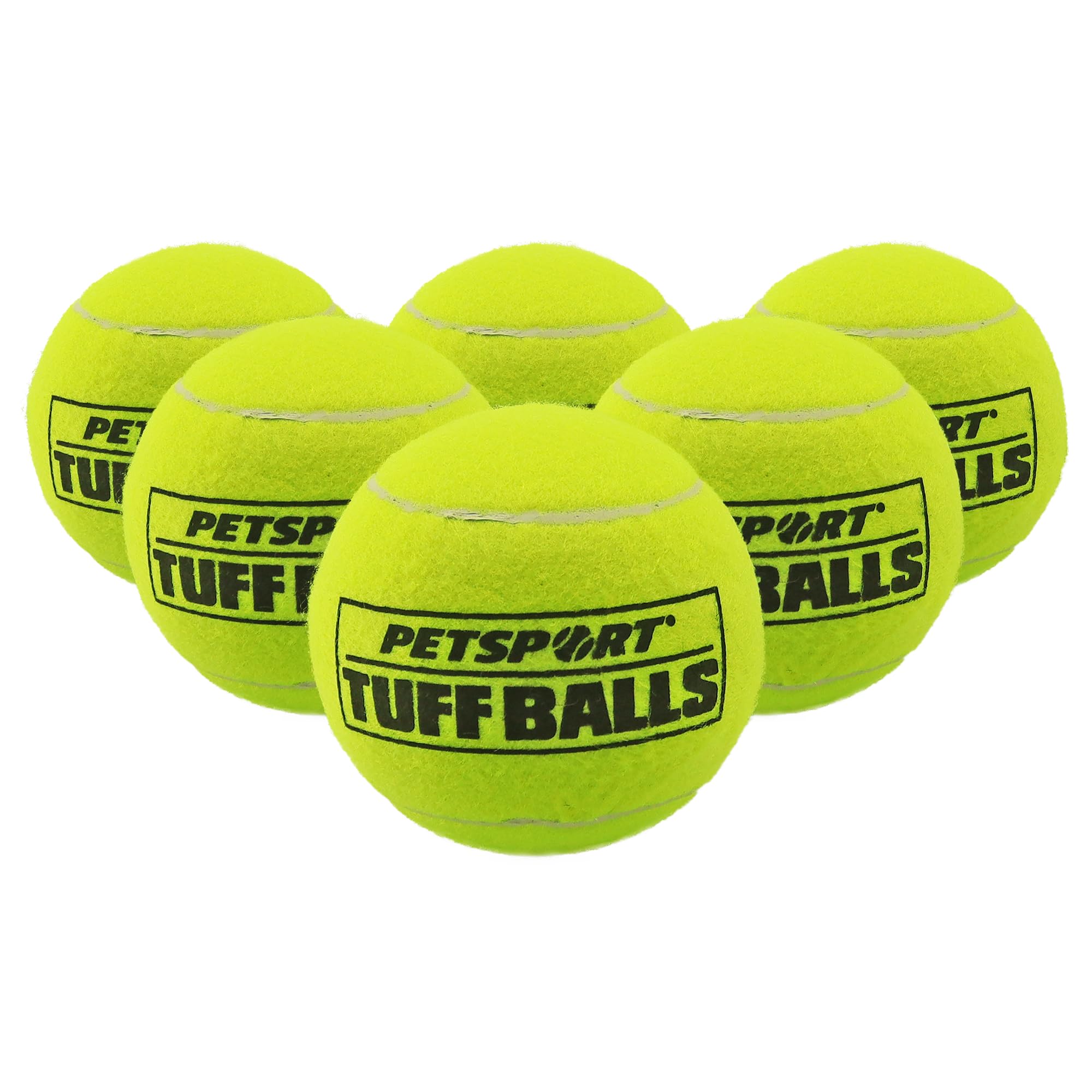 Sport Pet Tuff Boule Bulk Dog Toys Petite 4,6 cm (Lot de 6)