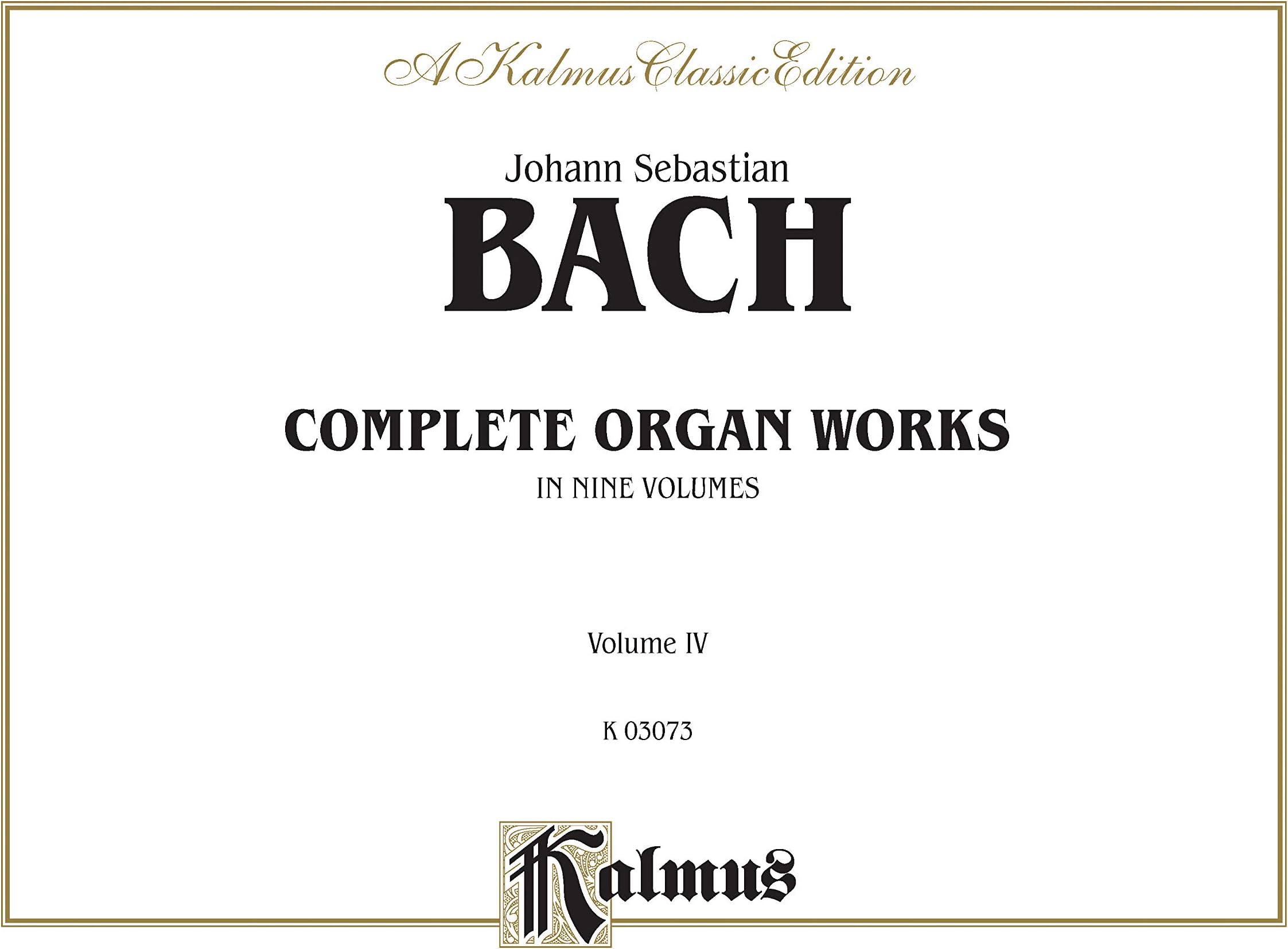 Complete Organ Works, Volume IV