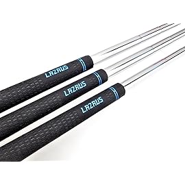 Lazrus Golf | Premium Quality Forged RH 52, 56, 60 Degree Golf Wedge Set for Exceptional Performance, Golf Wedges with Micro Milled Face for Enhanced Spin | Clubs for Men (Silver, RH 52,56,60 Set)