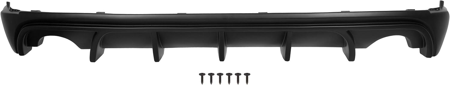 ALMULOO Rear Bumper Diffuser Compatible with 2014-2016 Lexus IS250 IS350 IS200T 4-Door Only Splitter Valance Lower Bumper Lip