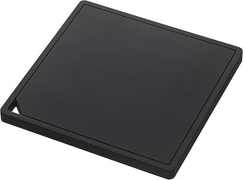 YAMAZAKI Home Tower - Salvamanteles cuadrados, color negro