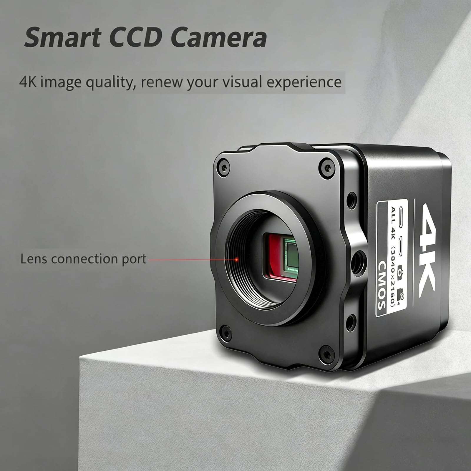 Microscopio digitale con HDMI 4K, lente d'ingrandimento 180x, immagini termiche, telecomando, acquisizione foto/video per riparazione elettronica e saldatura