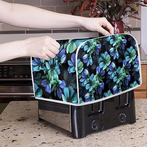 Miniatura 3 de Doojoayie Cubierta para tostadora con estampado de playa, resistente a las manchas, organizador de cocina para el hogar, protector antihuellas