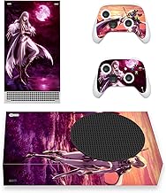 Silver Eyes Anime Movie Game Console Series S Console and Controller Skin Set, Skin Wrap Decal Kit