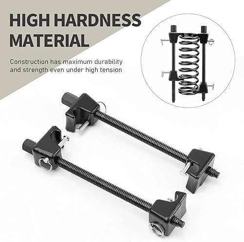 Miniatura 2 de Juego de herramientas de compresor de resorte de puntal 2 unidades de compresión de resorte Macpherson de 11.5 pulgadas, enchufe de 13/16 pulgadas,