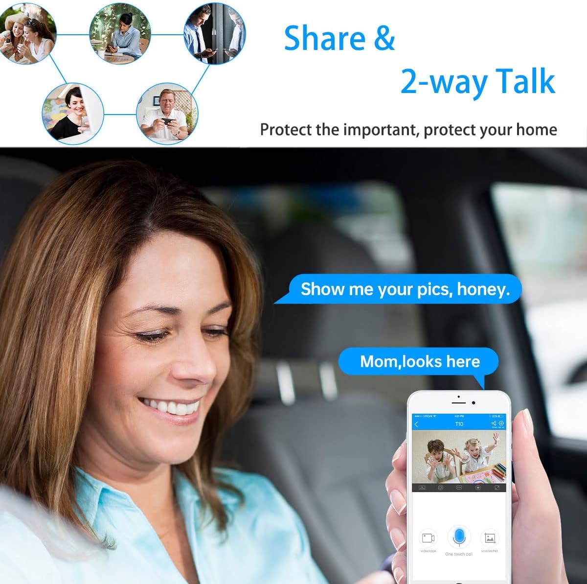 JOOAN Camera Two-Way Talk Feature