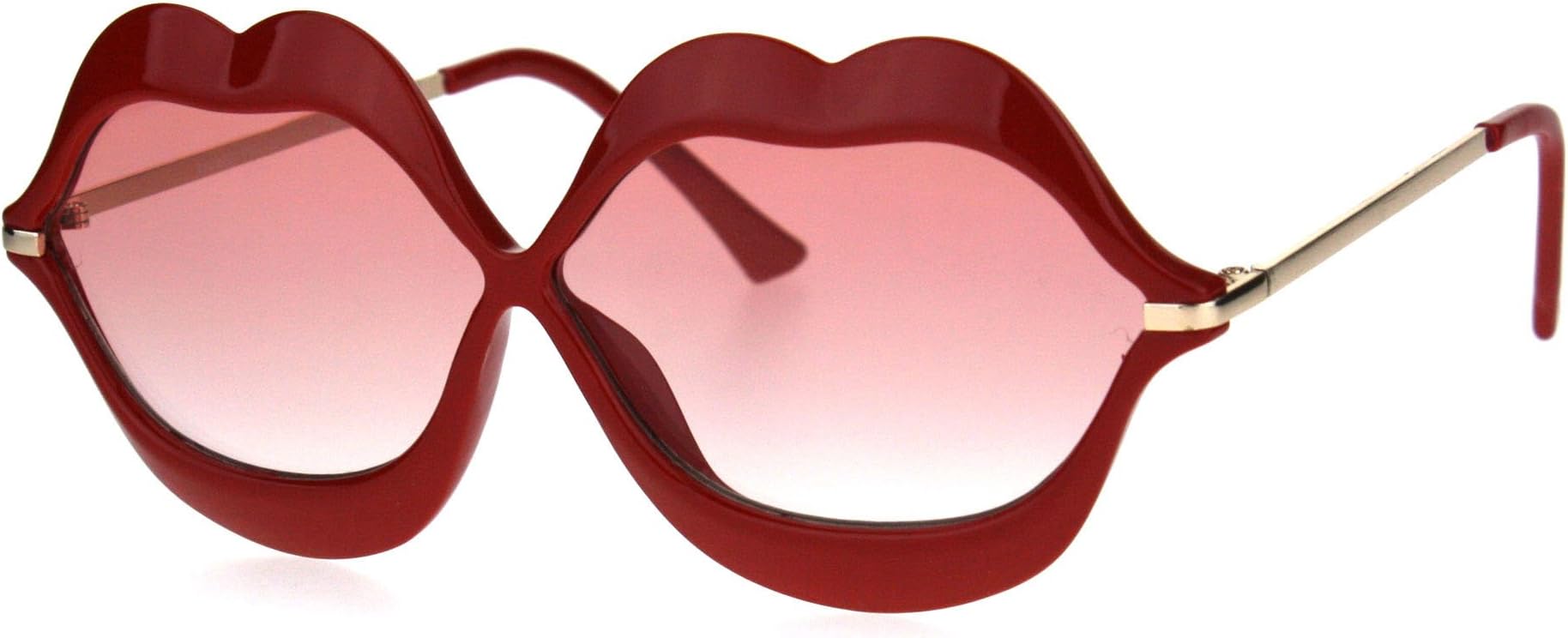 PASTL Lip Shape Sunglasses Lips Kiss Womens Cute Fashion Shades UV 400