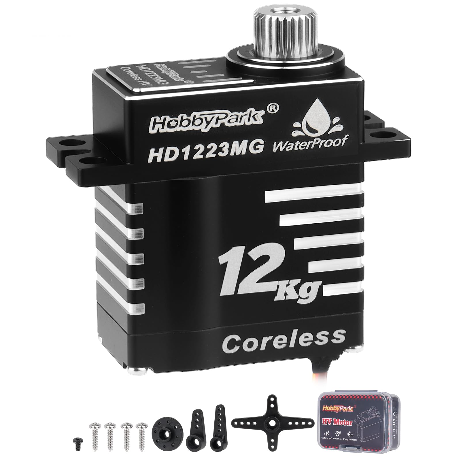 Amazon.com: HobbyPark Waterproof 12kg High Torque RC Micro Servo