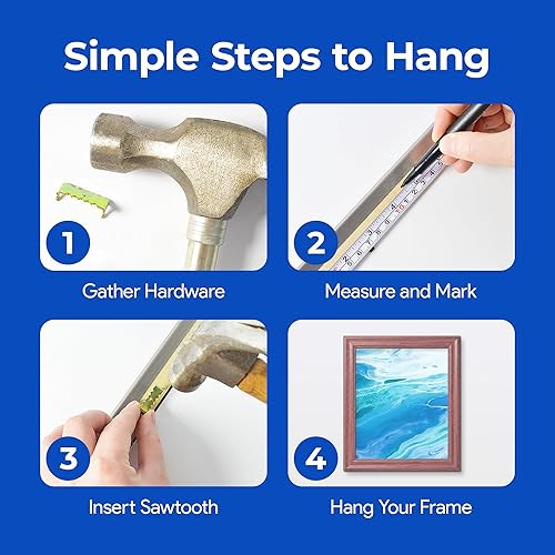 Miniatura 5 de Marco profundo de madera vincapervinca para fotografía 1.5 pulgadas de ancho.