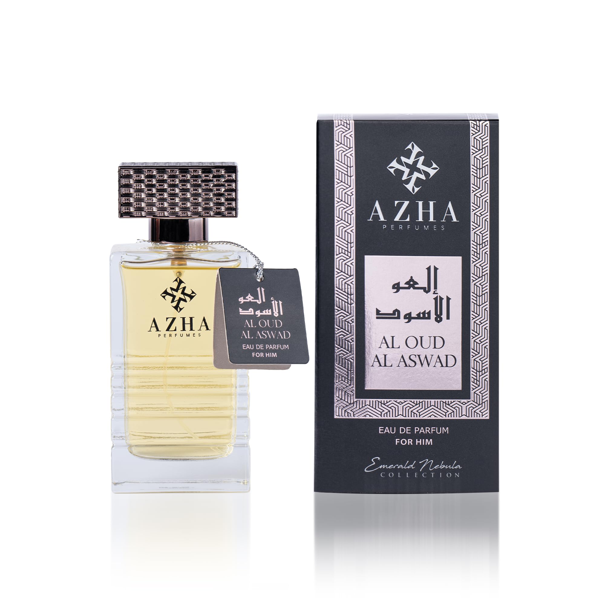 Amazon.com : Azha Perfumes Emerald Nebula Al Oud Al Aswad Eau de