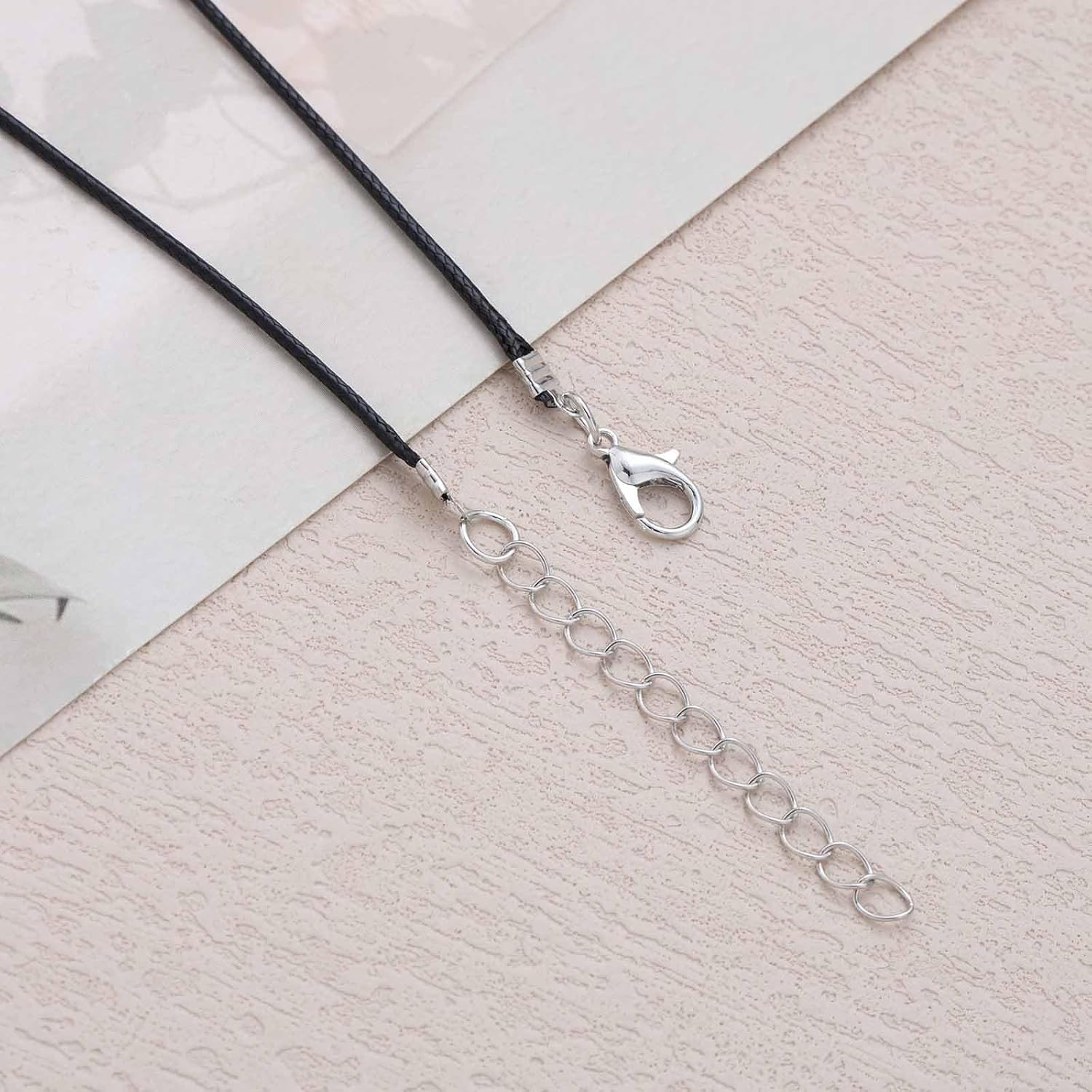 Bohemian Bead Choker Necklace Gold Metal Bear Pendant Necklaces Black Wax Rope Collar Necklaces Minimalist Teddy Bears Chain Necklace Jewelry for Women - Image 7