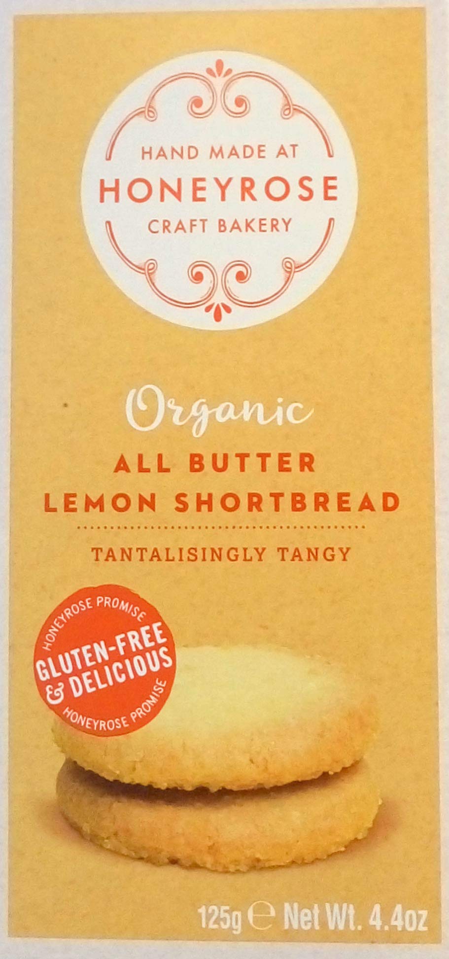 Bakery - All Butter Lemon Shortbread 125g, 0.13 kg