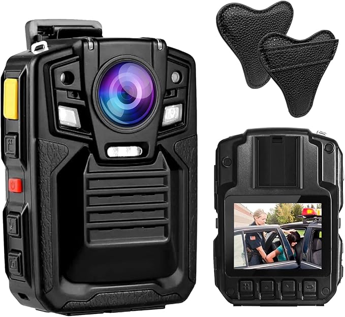 CAMMHD V8128GB Body Camera and Mount 1440P, 2