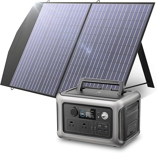 Miniatura 11 de ALLPOWERS Estación de energía portátil de 600 W, batería de reserva LiFePO4 de 299 Wh, generador solar R600 (pico de 1200 W), banco de energía solar