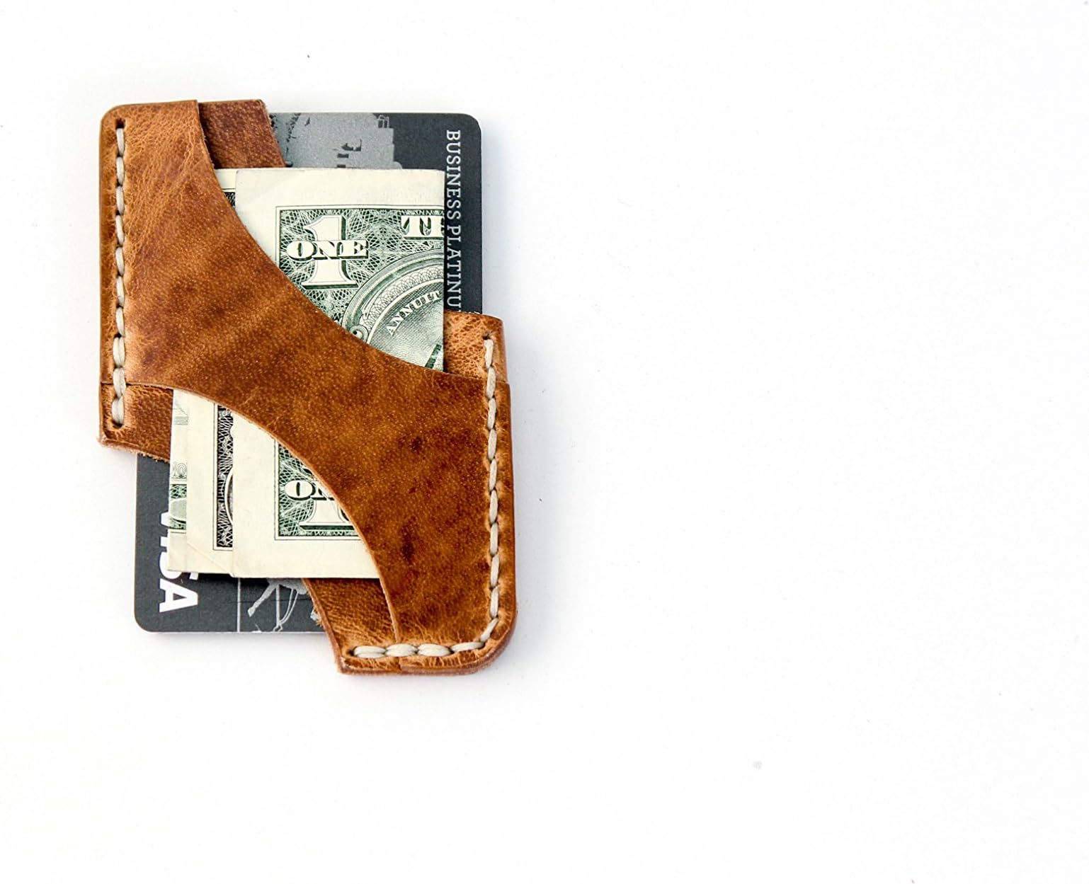 Luxury Hand-Made Leather Wallet by Rose Anvil – Minimalist Card & Cash Holder for Men – The Claude
