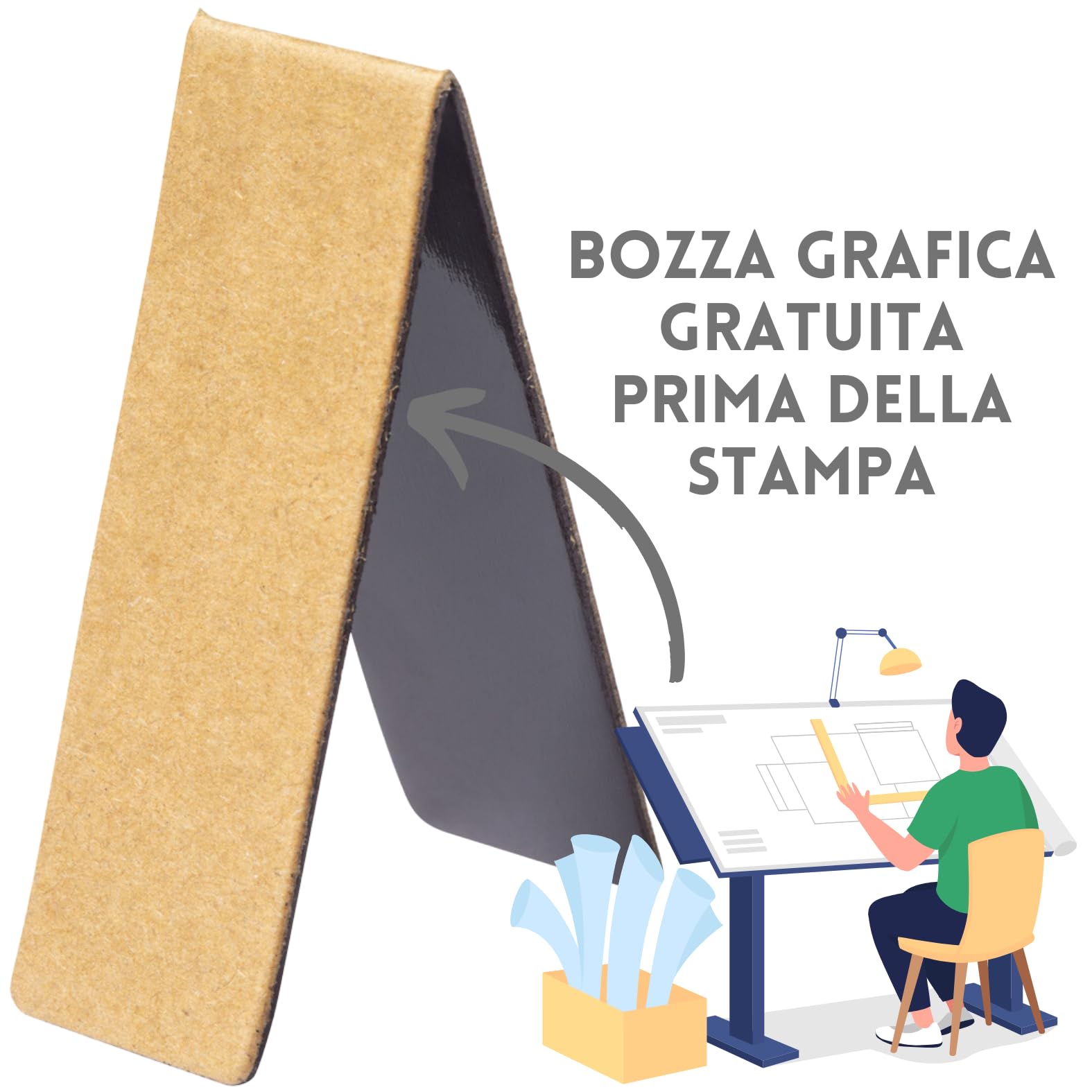 Segnalibro Magnetico, Gadget Personalizzati Pubblicitari Promozionali per Aziende, Fiere, Convegni, Attività di Marketing e Promozione Aziendale, Matrimonio ed Eventi (900)